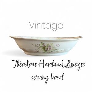 Set of Two Vintage Theodore Haviland Limoges Bowls